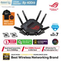 Gambar ASUS ROG Rapture GT-BE98 Quad-Band WiFi 7 Gaming Router - GT-BE98 dari ASUS COMPONENT Kota Administrasi Jakarta Pusat 1 Tokopedia
