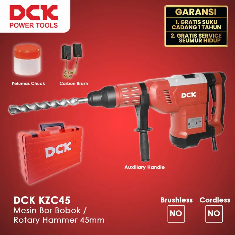DCK KZC45 Mesin Bor Bobok / Rotary Hammer 45mm 0