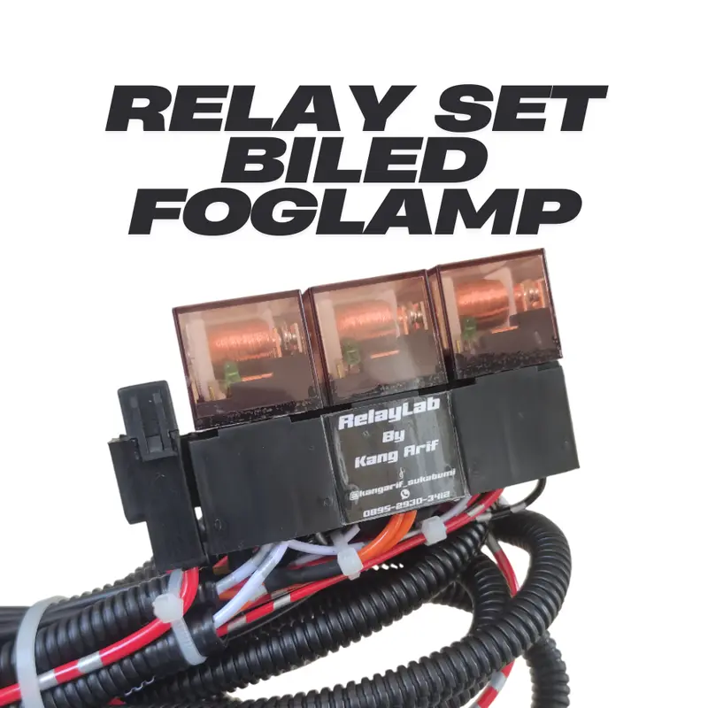 Relay Set Lampu BILED Foglamp Mobil – Soket H11 HB3 | Auto Off Devil Eye | Trigger Universal | Relay Biled | Relay Foglamp 0