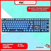 Gambar KEYCAP - KEYCAPS - NSA - TRANSPARAN - PC - RGB - SEE THROUGH - BLACK dari Rumah Gamings Kota Administrasi Jakarta Barat 2 Tokopedia