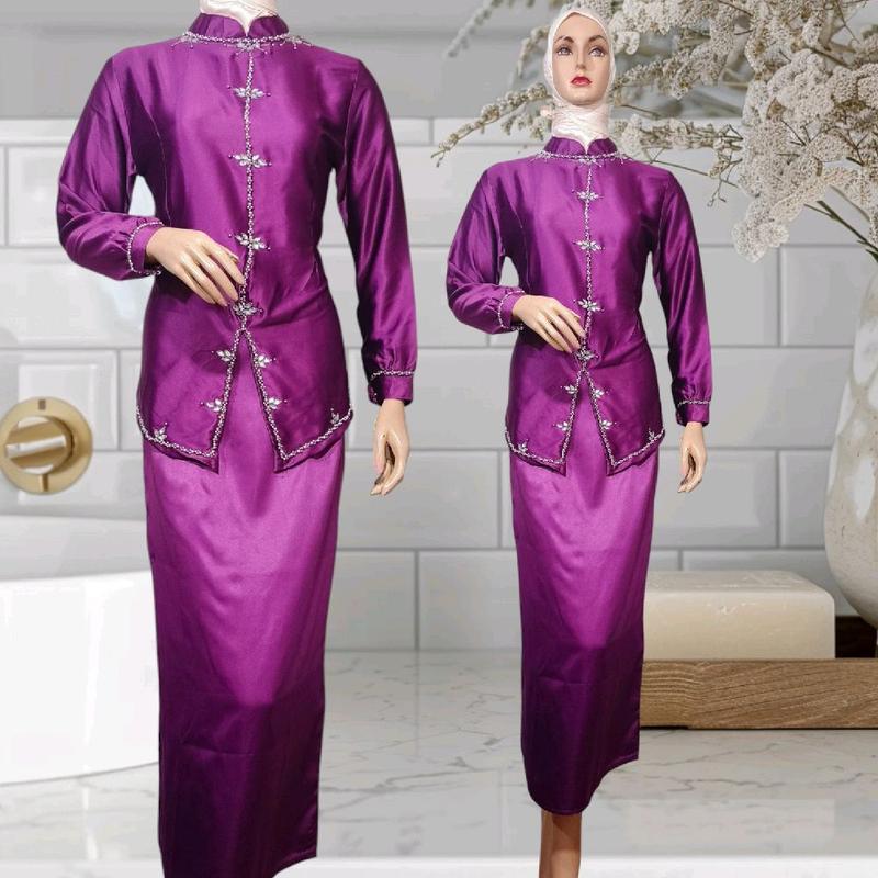 1 SET BAJU KURUNG MELAYU MARISA EDISI  BRIASMID KONDANGAN SERAGAMAN PERPISAHAN Lembut Mewah Nyaman Silk 1