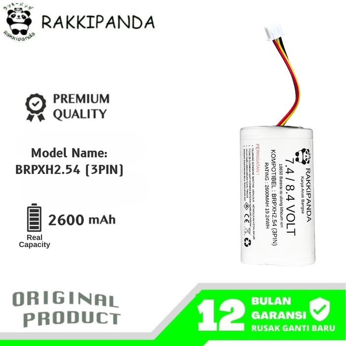 Gambar RakkiPanda Baterai Universal Li-ion 18650 RC Radio Control / Speaker Active Soket XH 2.54 Putih 3 PIN dari Rakki Panda Indonesia Kota Administrasi Jakarta Pusat Tokopedia