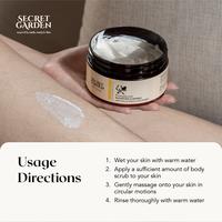 Gambar Secret Garden - Lush Rose Body Scrub 200ml | Lulur Cream Eksfoliasi Tubuh Mengangkat Daki Sel Kulit Mati, Mencerahkan, Menghaluskan, Menutrisi Kulit dari secretgardenofficial Kota Administrasi Jakarta Barat 4 Tokopedia