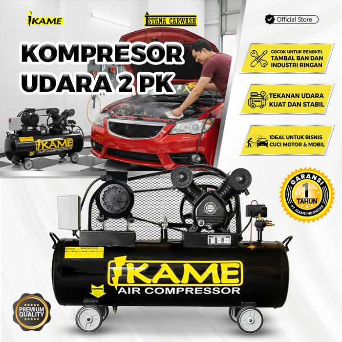 Jual Kompresor 2 PK Motor Listrik / Compressor Udara IKAME - Kota ...