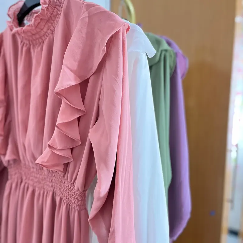 Dress Mirae Wear Korean Long Dress Vintage Dress Pesta Dress Summer Dress Elegan Slevee 3