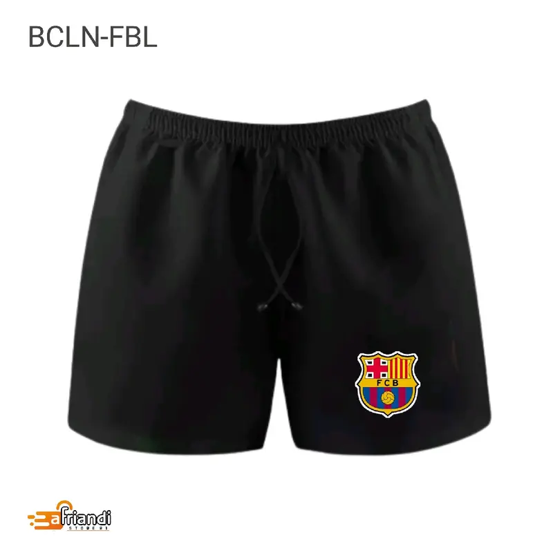 Celana boxer club Bola bawahan olahraga  kain warna ada saku jumbo Santai Hitam Putih Polos uniseks sport 6