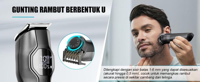 Product Introduction of Kensen Hair Clipper  Epilator Pencabut Bulu Alat Cukur Kumis Dan Jenggot Clipper all in one Alat Cukur Rambut 3