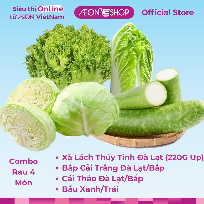 [T4VV-Miền Nam] AEONESHOP Combo Rau 4 Món (Xà Lách Thủy Tinh - TikTok ...