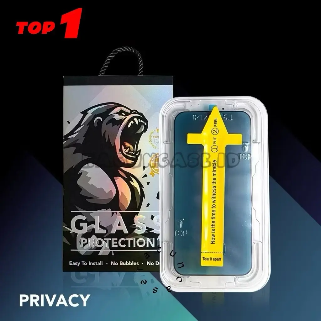 ORIGINAL EASYFIT TEMPERED GLASS ANTI GAGAL PRIVASI MATTE Screen Protector Tempered Glass ANTISPY & CLEAR HD for iphone 7 8 + x xs max xr 11 12 13 14 15 16 PLUS pro max