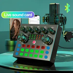 Bluetooth Sound card Mixer SoundCard  Audio Soundcard mic