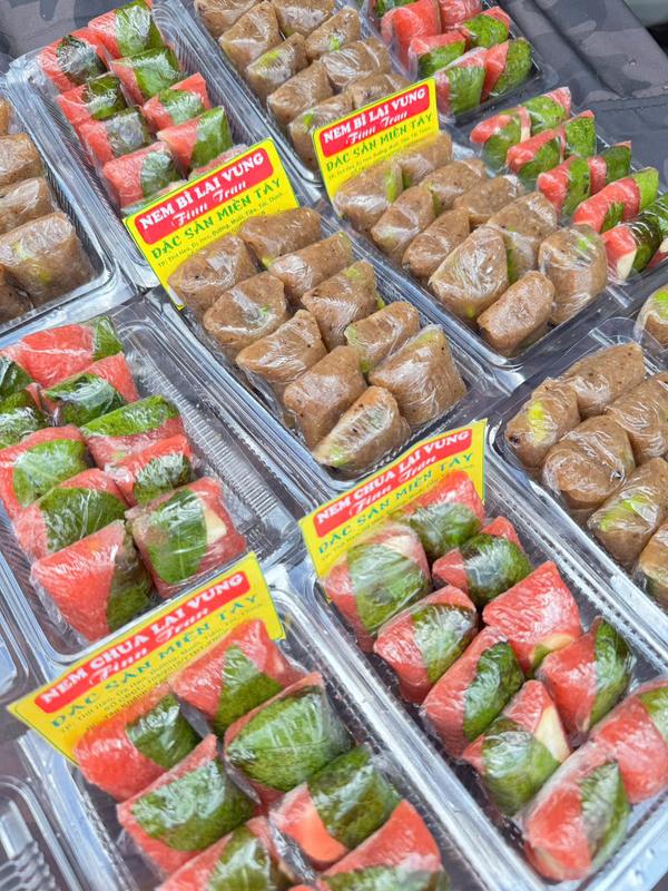 5 hộp NEM BÌ _NEM CHUA 160g Lai Vung Đồng Tháp