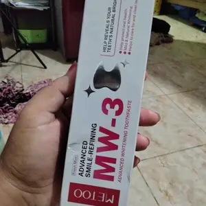 [Live Exclusive] METOO MW-3 Advanced Whitening Tooth Paste 1/2/3pcs - pemutih gigi / Bebas Sensitif / Bebas Karang Gigi / Pasta Gigi Probiotik / Gusi Sensitif / Membersihkan Noda Gigi