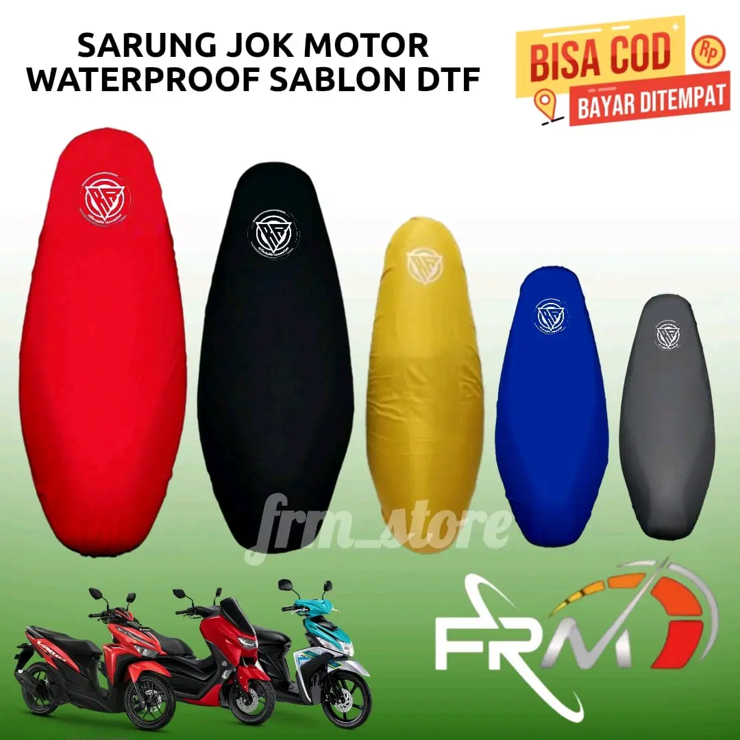 SARUNG JOK MOTOR PARASAUT SABLON DTF