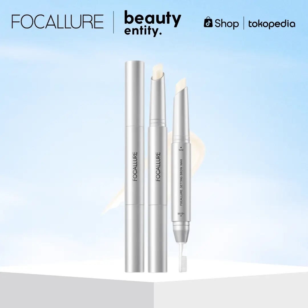 FOCALLURE Setting Eyebrow Wax Browcara Lasting 2-in-1 Built-in Brush #Pro-set