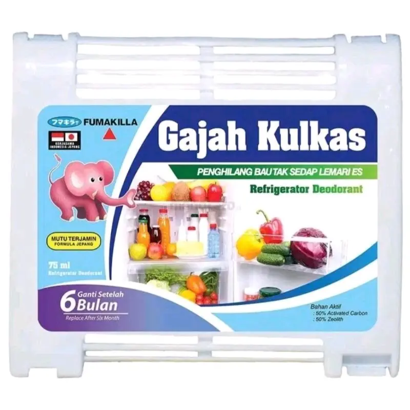 Gajah Kulkas Penghilang Bau Tak Sedap Lemari Es 75ml