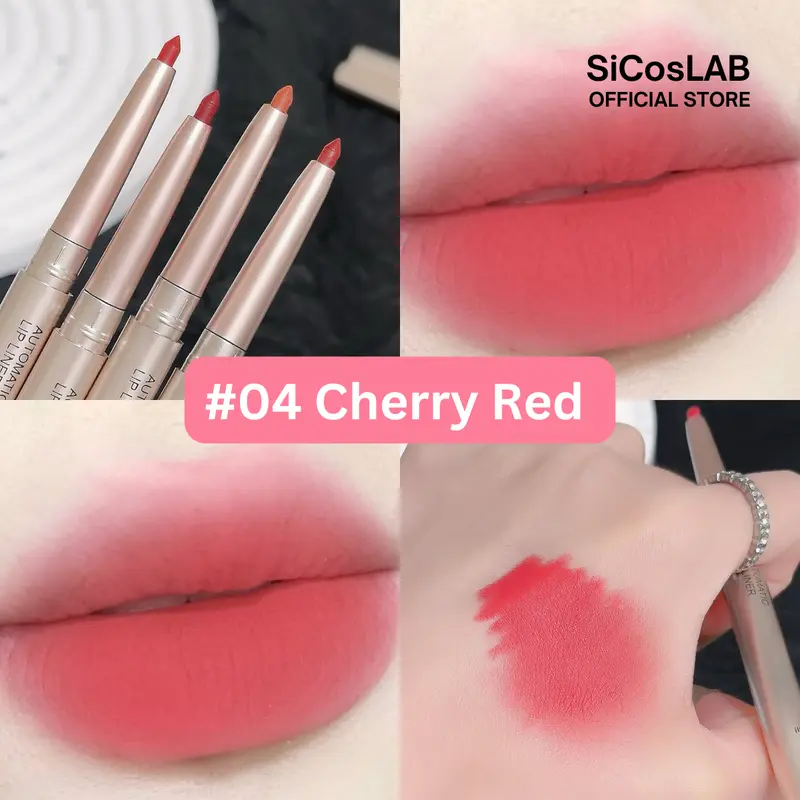 SicosLAB | Lip Liner Waterproof & Long-lasting | Bibir | Lipstick | Sulam Bibir Eyeliner Pewarna Pensil 6