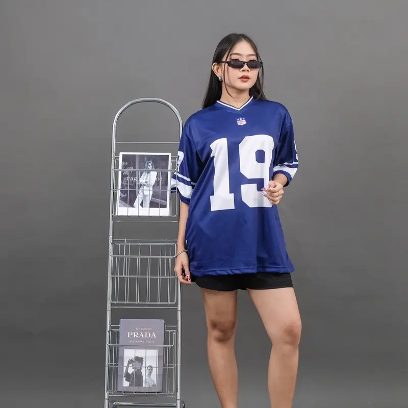 Jersey oversize simple basic nfl 19 / jersey rugby / jersey vintage 3