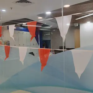 ( PACK 70 MTR ) bendera segitiga merah putih / umbul umbul karnaval HUT RI aguatus kain
