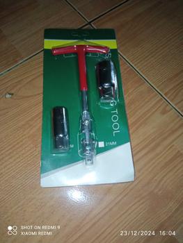 Product Review of Kunci busi flexible 16 21 mm set kunci busi t mobil motor spark plug socket - Alat pembuka busi kendaraan kunci T pasang copot busi set 3pcs kunci busi set from e**2 0