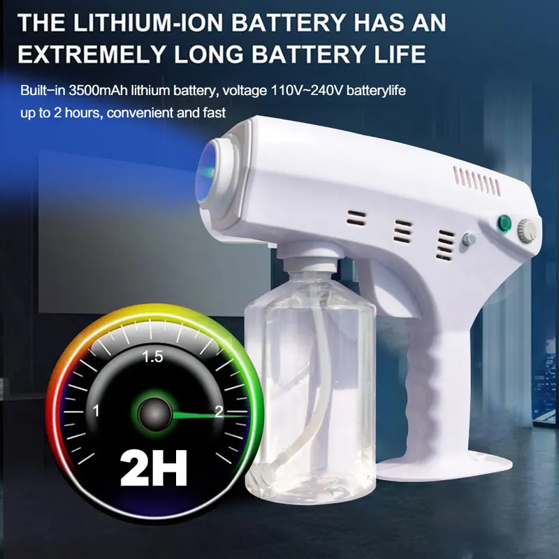 AS39 - 600ml Nano Steam Spray Wireless Household Disinfection Rechargeable Sprayer Fogger Machine 2