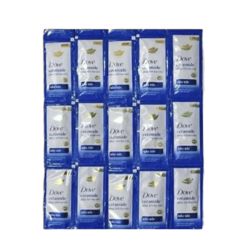 Dây Dầu Gội - Xả Dove  Phục Hồi Hư Tổn Nuôi Dưỡng Mái Tóc Chắc Khỏe Suôn Mượt