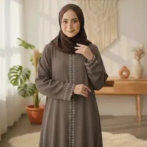 Gamis Abaya Famella  Arabian Maxy Bahan Sabrina Anti UV Aksen Manik Manik Cantik Di Tangan Model Terbaru  Gamis Kondangan Wanita Terbaru 2025 // Fashion Wanita Muslimah // Busana Muslim Wanita Dewasa