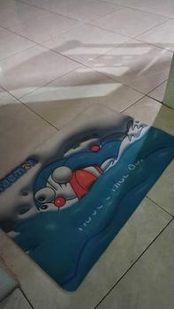 Product Review of RAJA - Karpet Lantai Eropa Anti Slip Bahan Polyester Alas Karet Motif Estetik Karpet Ruang Tamu Modern Carpet from y**n 2