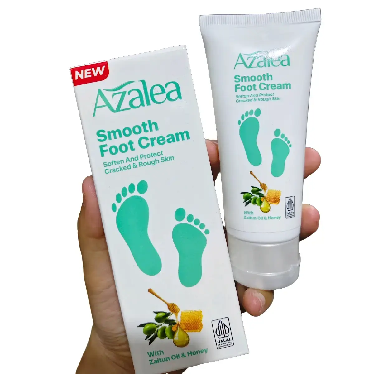 AZALEA SMOOT FOOT CREAM / CREAM UNTUK TELAPAK KAKI Hand Pencerah Perawatan