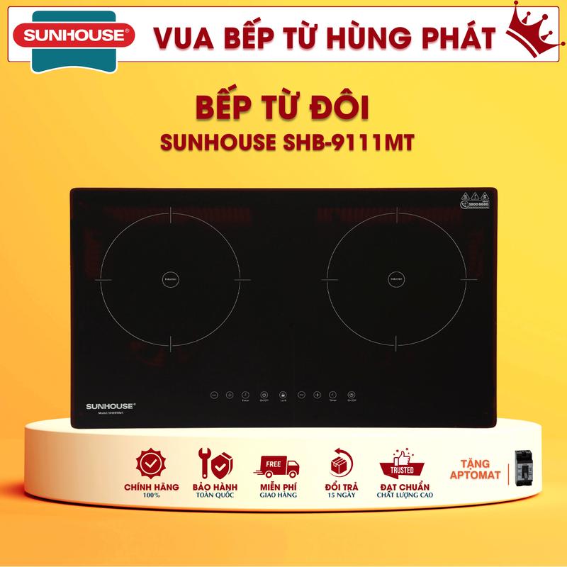 Bếp Từ Đôi SUNHOUSE SHB-8100 SHB-9111MT - Bảo Hành 3 Năm Chính Hãng