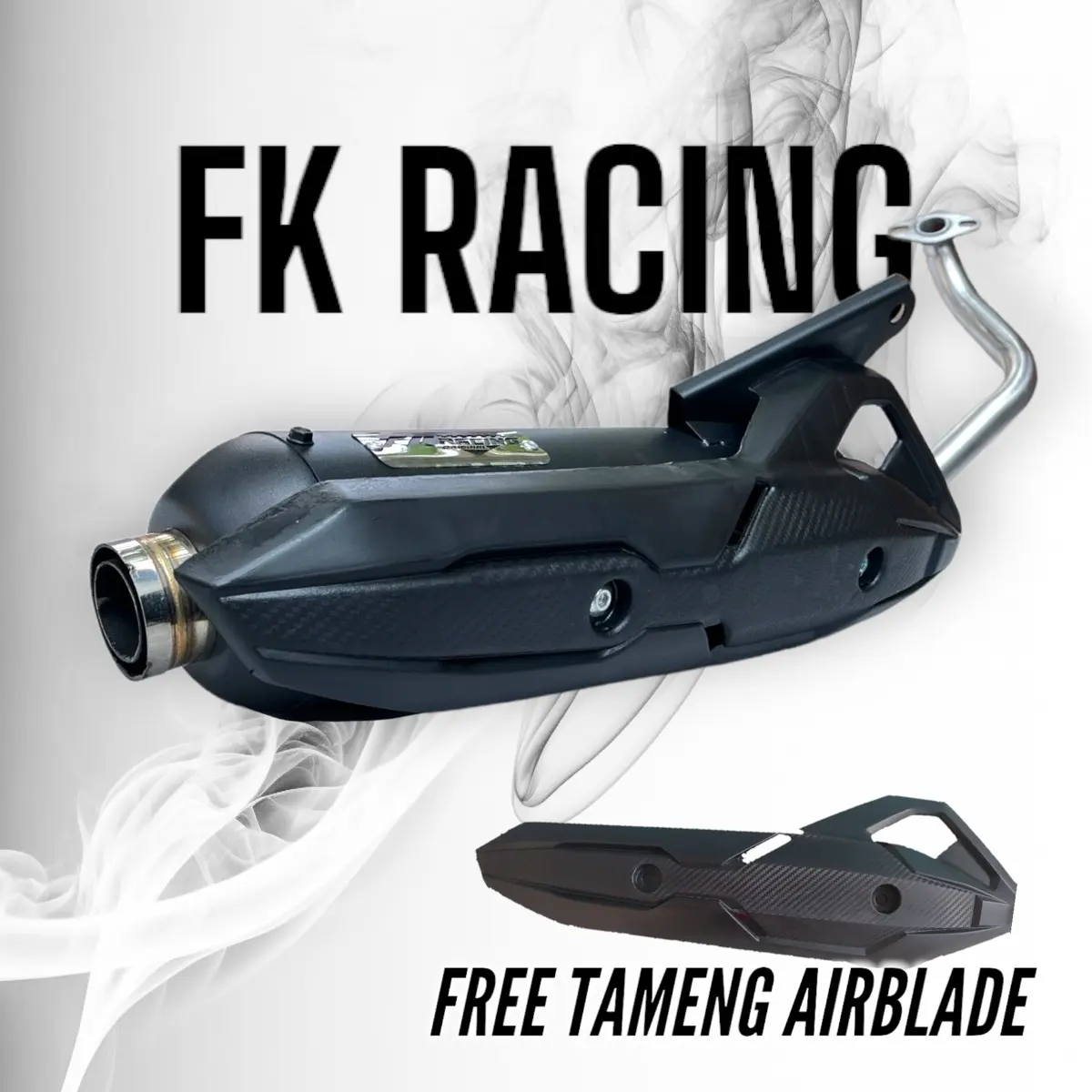 Knalpot Fk Racing Moncong SHIJIRO Beat Deluxe Beat Fi Esp Beat Karbu Scoopy Vario 125/150 Led Mio Sporty Mio M3 Soul Karbu Nmax Aerox Kendaraan Motor Motorcycle copy knalpot vario kzr adem knalpot  beat shijiro m3