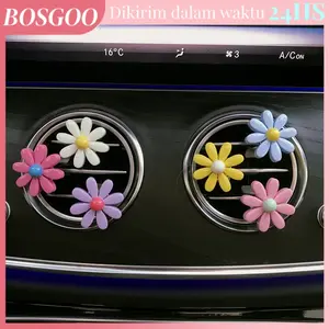 Dekorasi interior Ac Mobil Bentuk Bunga Lucu Car