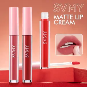 SVMY Matte Lip Cream Moisturizing Velvet Matte Lipstick Long-Lasting