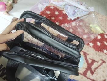 Product Review of U-Living Washbag Double Layer Tas Make Up Kosmetik Tas Travel Organizer AO012 Wanita Cewek from R**a W**i 2