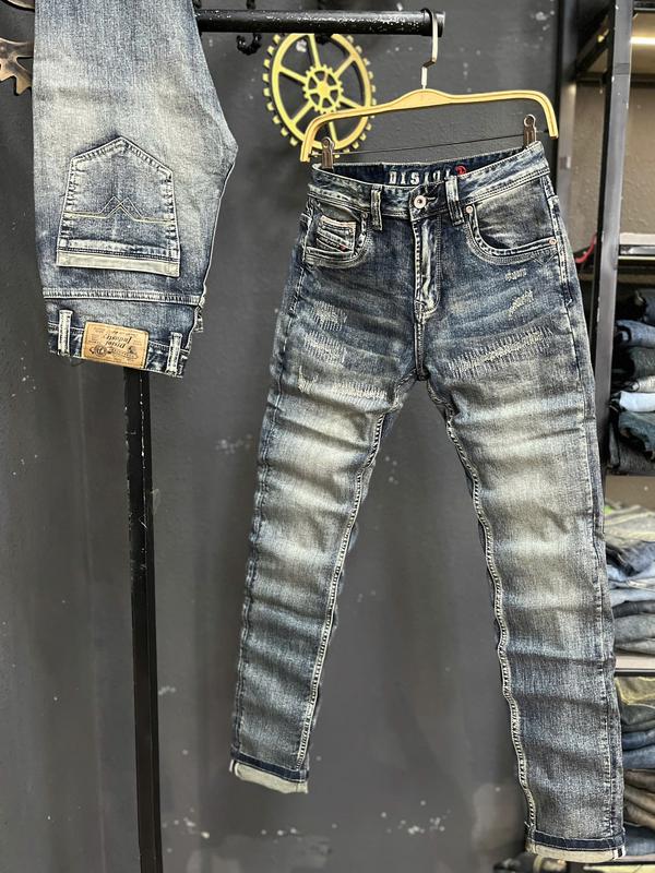 [2 Mẫu] Jean Denim Guangzhou 730-731 Quần Jeans Nam Dài Màu Xanh Bạc & Xanh Đậm Bụi Cào J2970-J2969  Mẫu Mới Chi Tiết Như Hình K3 STORE Selvedge