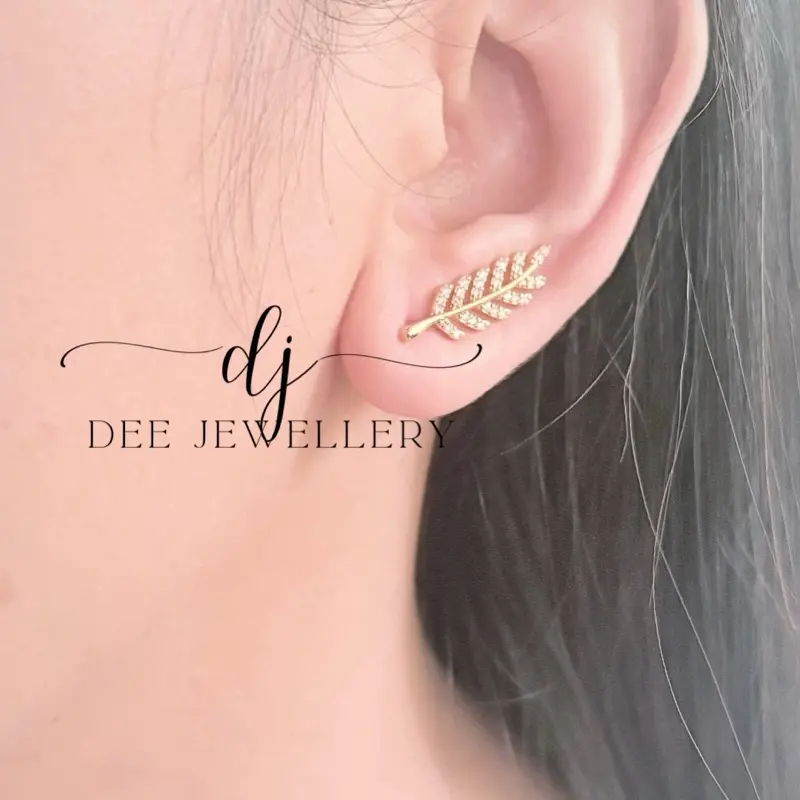 Anting Daun Permata