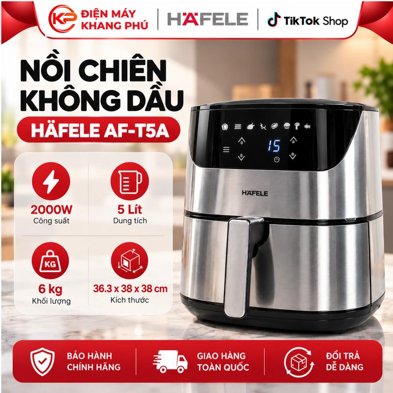 Nồi chiên không dầu Hafele AF-T5A (535.43.712) 5 lít