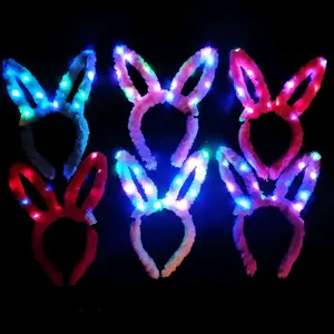 [Adventure Veria] Jual Bando Pita Led Kelinci | Bando Rambut Kekinian Bisa Nyala