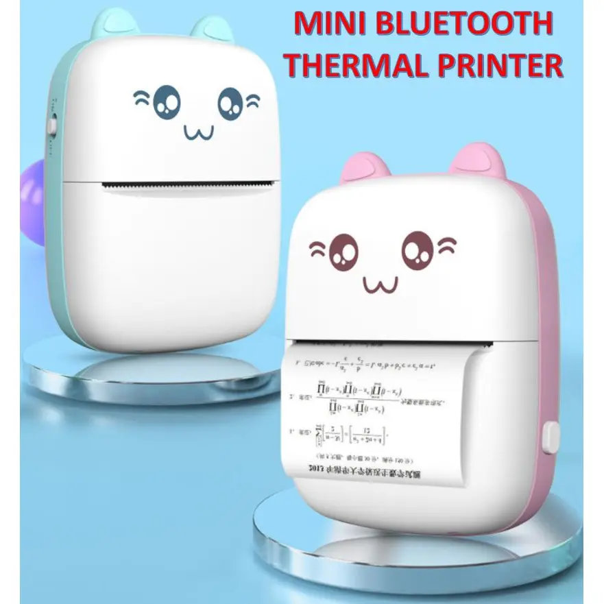 Bluetooth Thermal Printer Mini Portable Mobile Notes Printer Pocket photo Printer