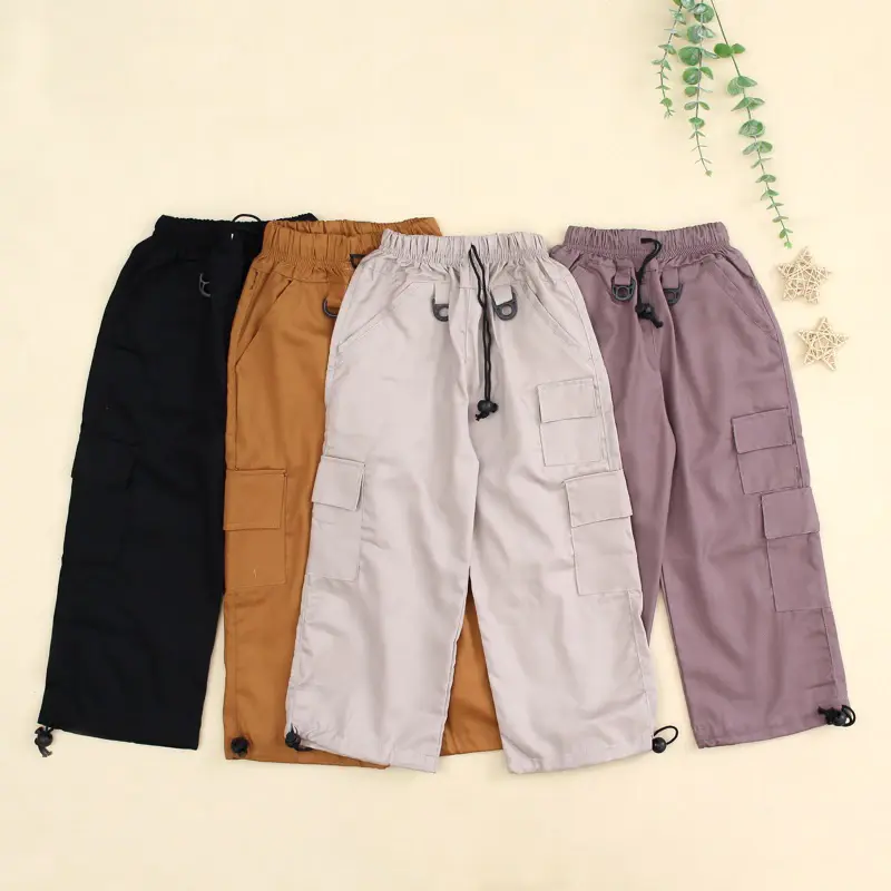Rose Cargo Korean style anak perempuan usia 1-13 tahun katun drill