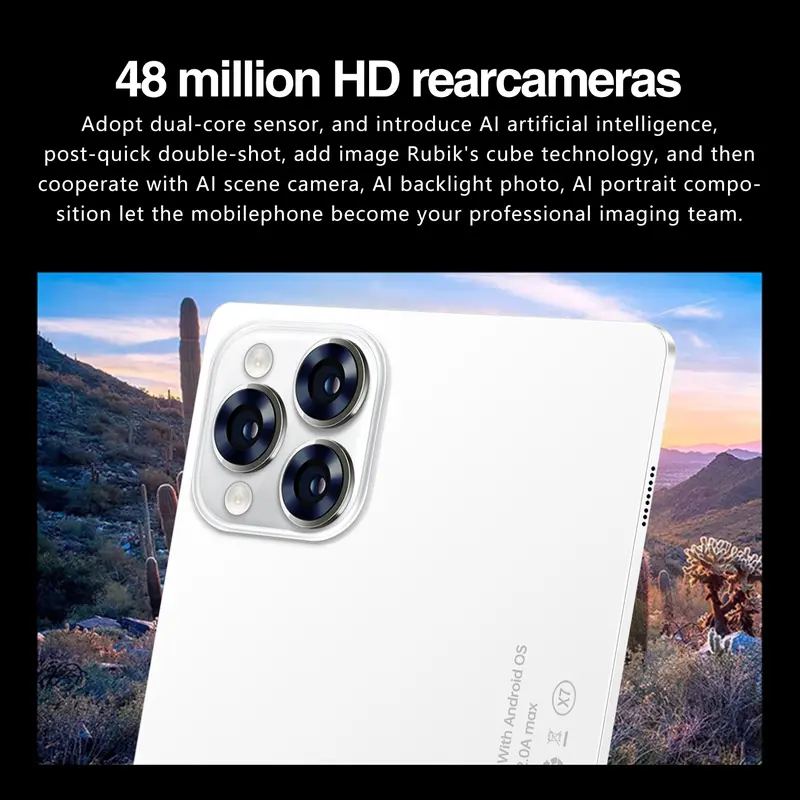 BISA COD！ Tablet Baru Pro12 Ram/Rom 16/128GB + Android + Layar Penuh 11.6Inci + WIFI + Dual SIM + Pengiriman Cepat Garasi 1 Tahun! 6