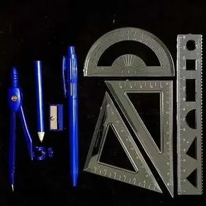 UF Jangka MICROTOP XBS-3009 Set 8 / Jangka Sekolah / Math Set/Compass Set