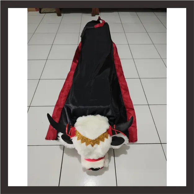 Bantengan Mainan Banteng Mberot Mata Menyala Bulu Korea Enteng 6