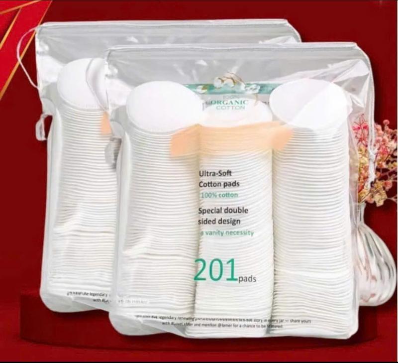  Bông tẩy trang Lmer 201 miếng La soiree cotton pads Mit Beauty 100% cotton sợi bông tự nhiên mềm mịn thấm hút tốt 