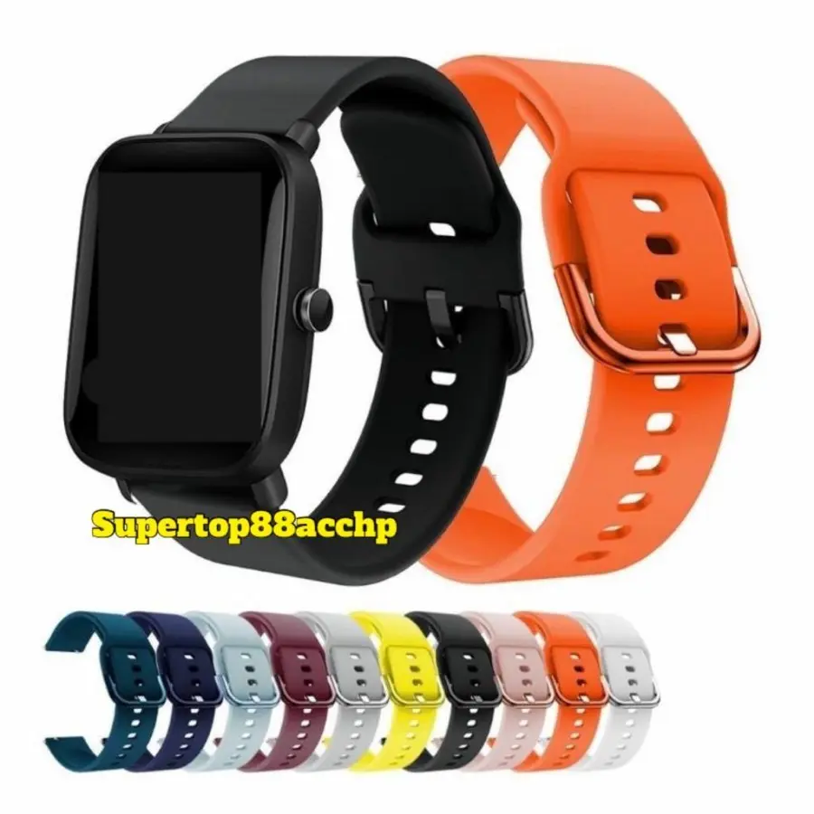 Strap Smartwatch Advan S1 / Advan S2 Pro / Advan S1 Ai Voice Tali Jam Rubber Colorful Buckle Model Active