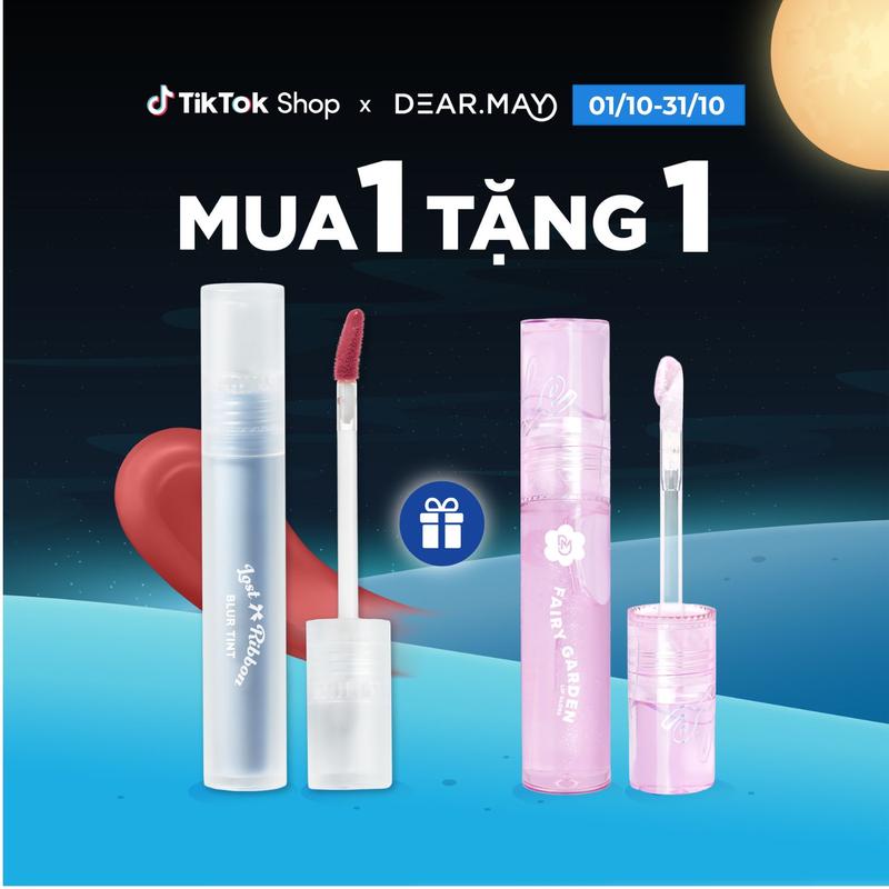 (Mua 1 Tặng 1) Son Kem Lì Thuần Chay Dearmay Lost Ribbon Blur Tint 3.3g