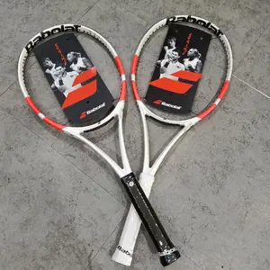 Raket Tenis Babolat Pure Strike 100 Gen 4 - White Red Black - 16x19 ( 100" / 300gr ) // 16x20 ( 100 " / 305gr )