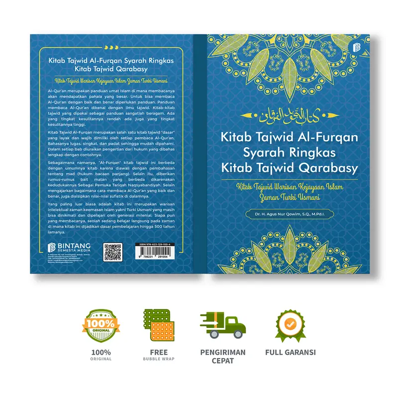 Kitab Tajwid Al-Furqan Syarah Ringkas Kitab Tajwid Qarabasy : Kitab Tajwid Warisan Kejayaan Islam Zaman Turki Usmani - Dr. H. Agus Nur Qowim, S.Q., M.Pd.I. 2