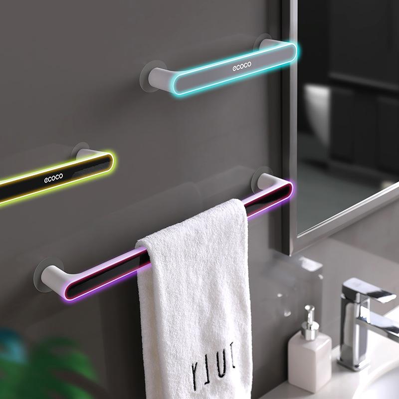 Giá Treo Khăn Nhà Tắm ECOCO Dán Tường Chắc Chắn Không Cần Khoan 8