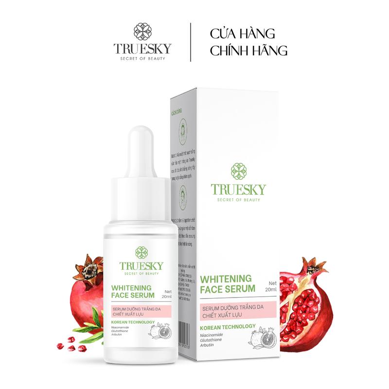 Tinh chất dưỡng trắng da mặt Truesky Whitening Face Serum chiết xuất lựu 20ml