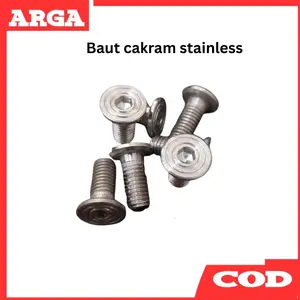 BAUT L PIRINGAN CAKRAM STAINLESS DRAT 12 Harga untuk 1 biji